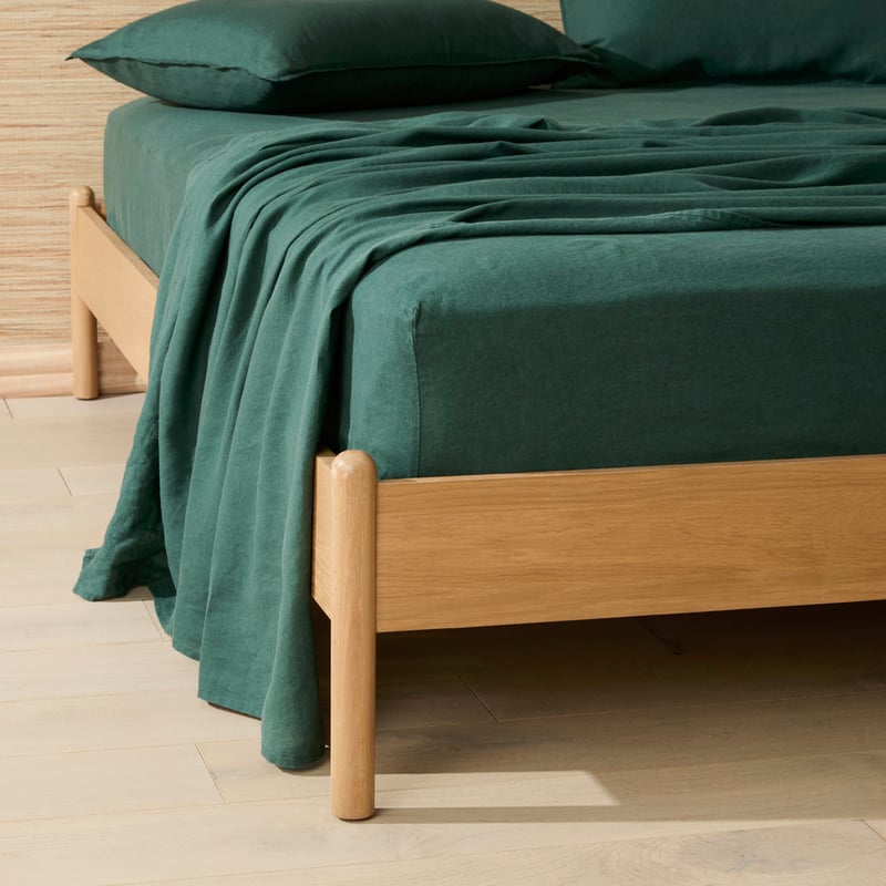Vintage Washed Linen Balsam Sheet Set