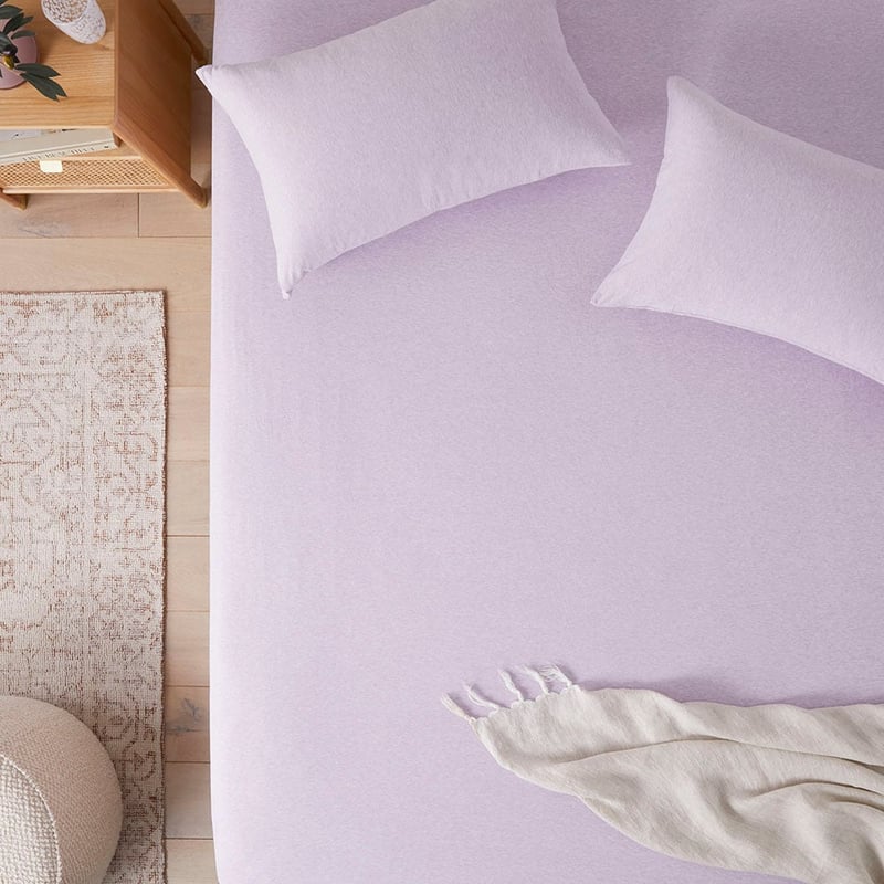 Ultra Soft Jersey Lilac Marle Sheet Separates