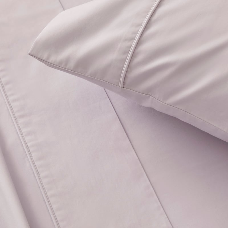 Fresh Cotton Percale Misty Lilac Sheet Set