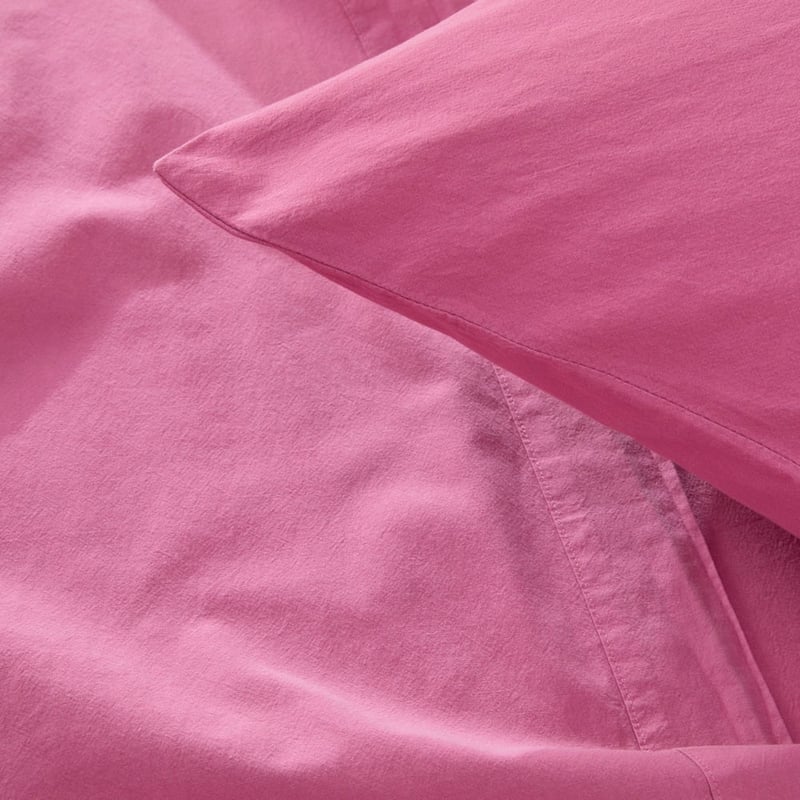 Stonewashed Cotton Boysenberry Sheet Separates