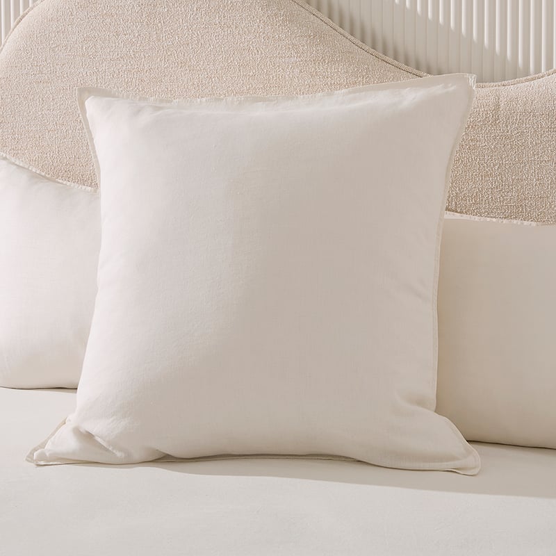 Vintage Washed Linen Coconut Sheet Separates