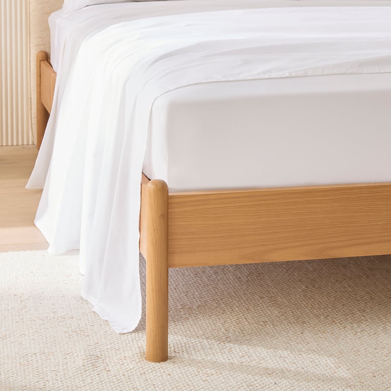 400TC Australian Cotton White Sheet Set