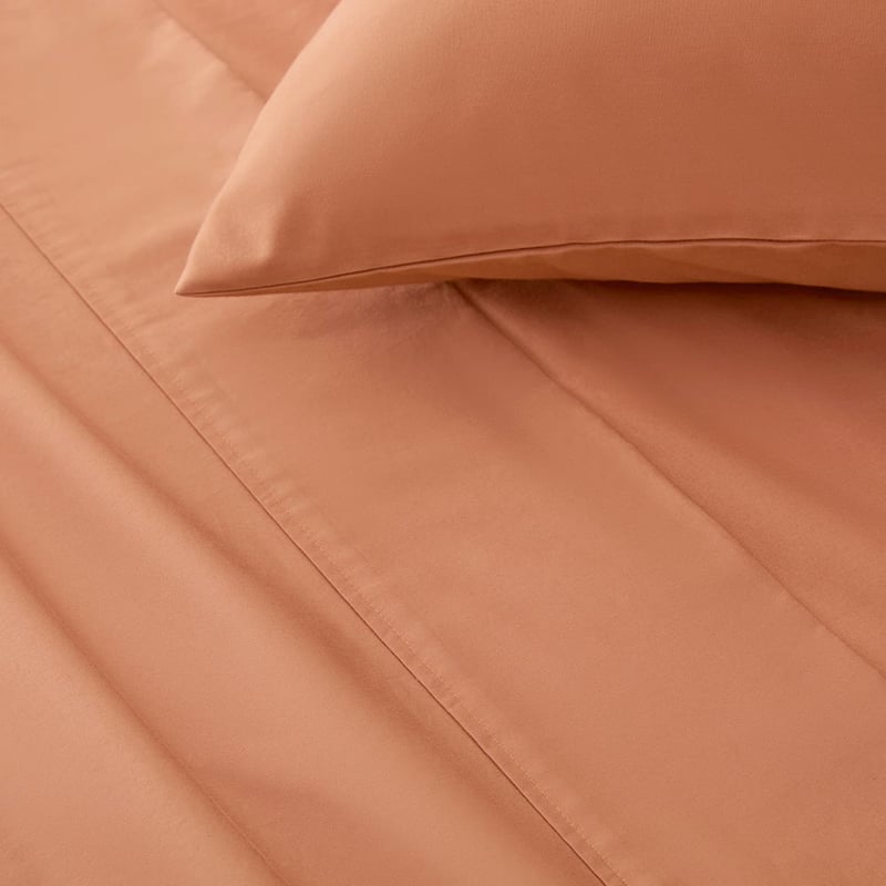 400TC Australian Cotton Red Clay Sheet Set