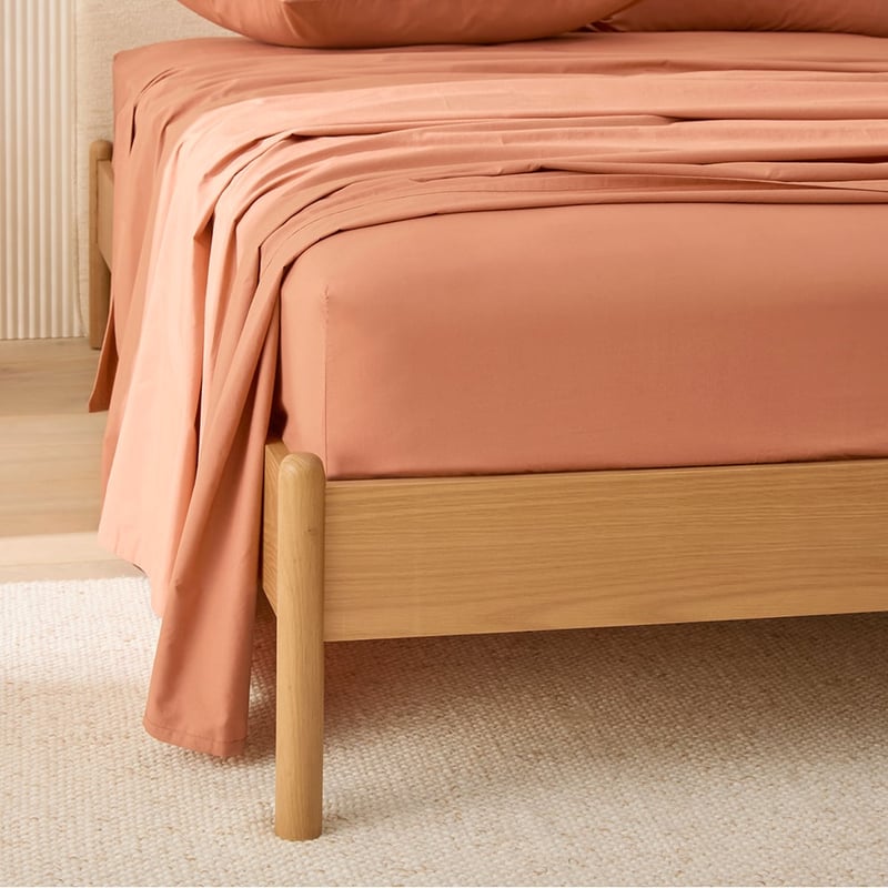 400TC Australian Cotton Red Clay Sheet Set