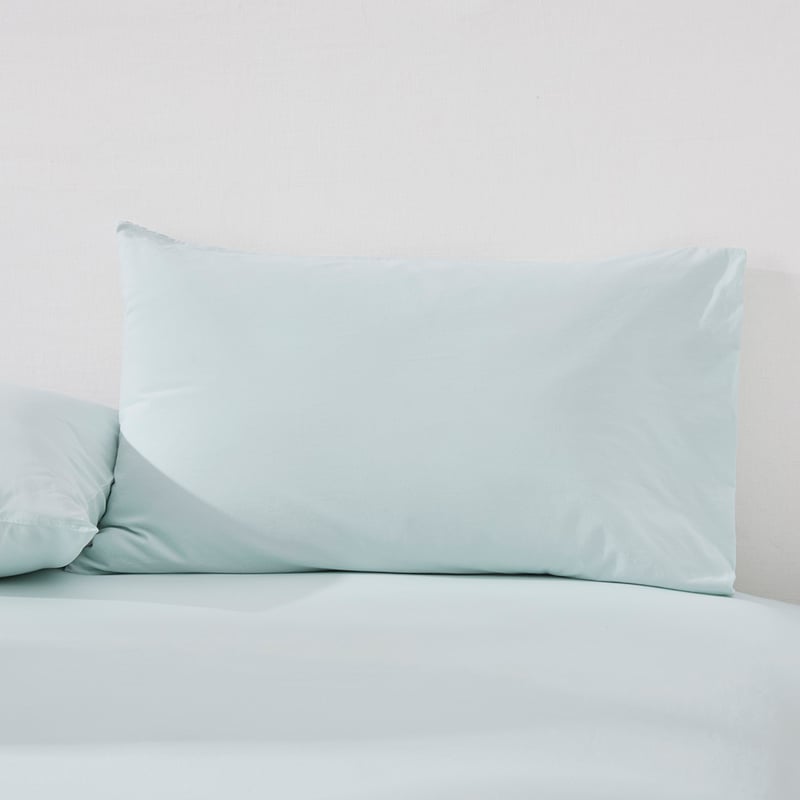 Stonewashed Cotton Chalk Blue Sheet Set