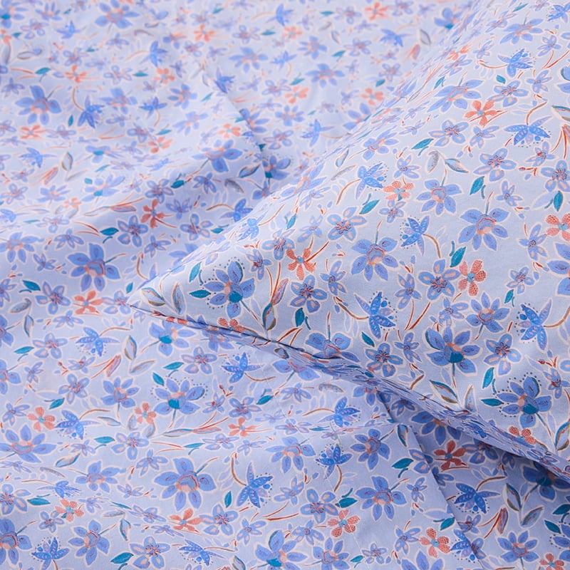 Isla Floral Blue Sheet Set