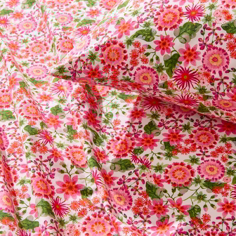 Sofia Floral Raspberry Sheet Set