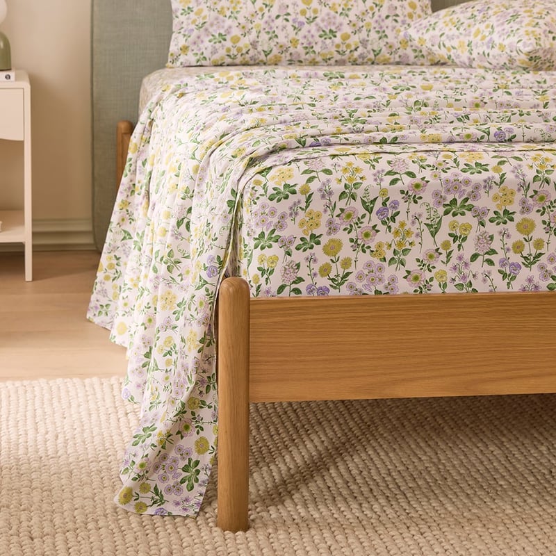Josephine Floral Natural Sheet Set