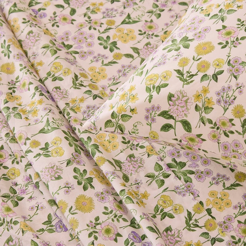 Josephine Floral Natural Sheet Set