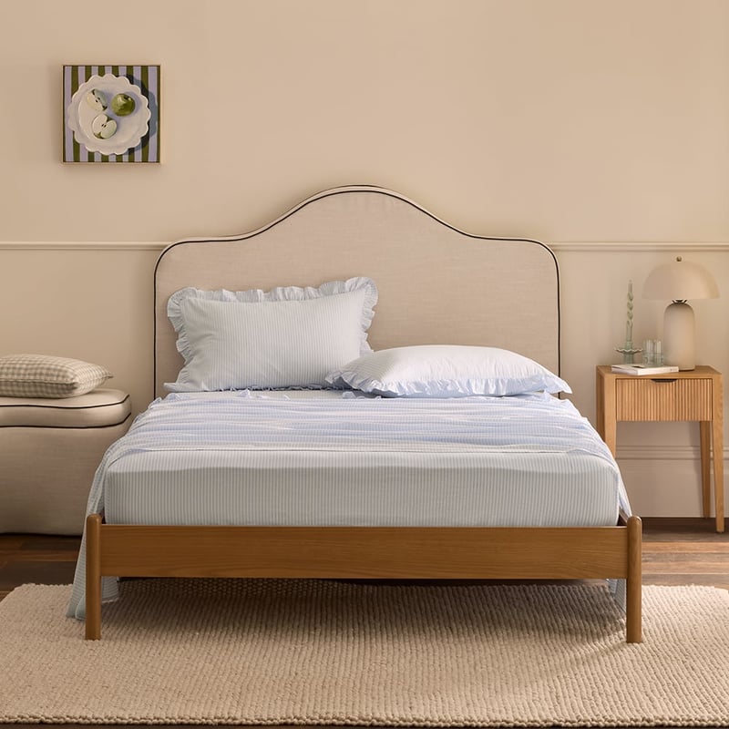 Ruffle Skyway Stripe Sheet Set