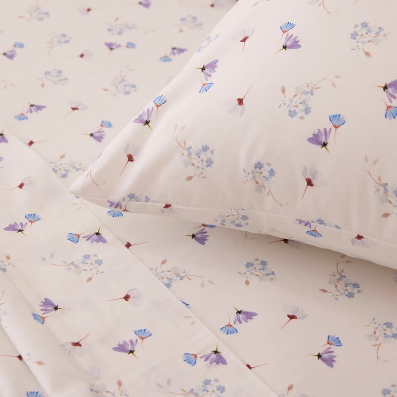 Lilah Floral Cashmere Blue Sheet Set