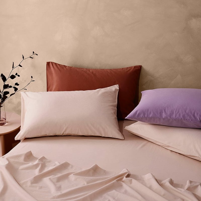 Stonewashed Cotton Earth Pillowcase