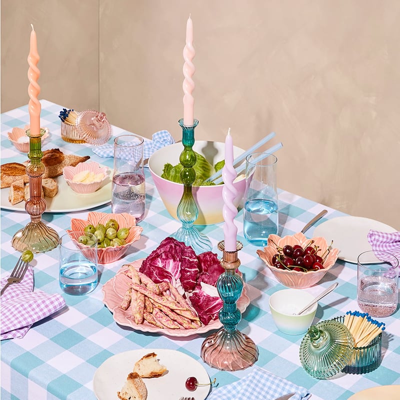 Ombre Sunrise Bamboo Servingware