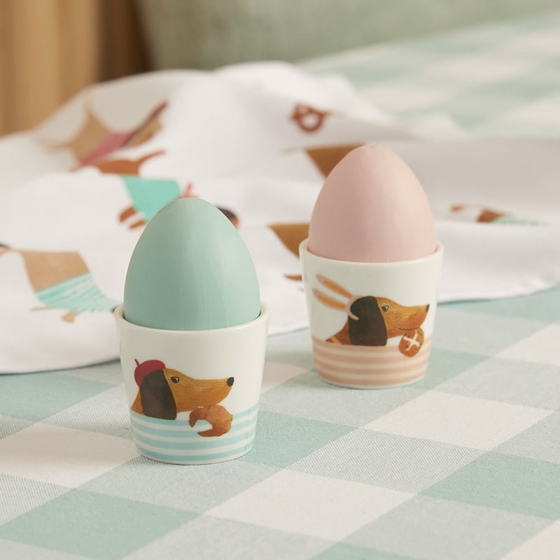Dachshund Treat Thief Egg Cups Pack of 2