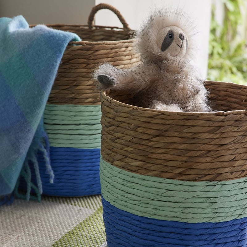 Taylor Blues Storage Basket