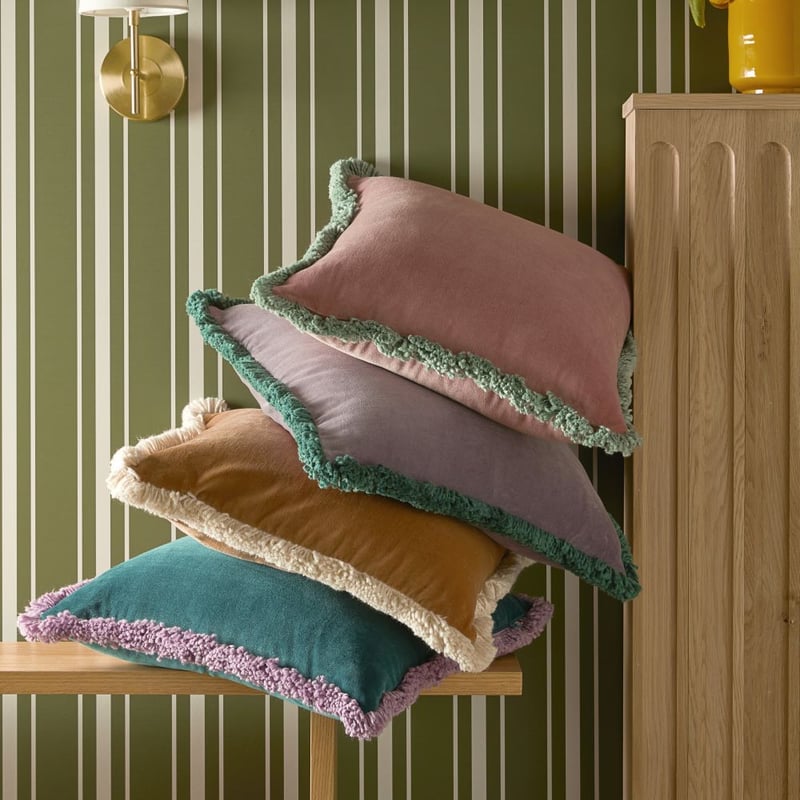 Mirri Elderberry Velvet Cushion