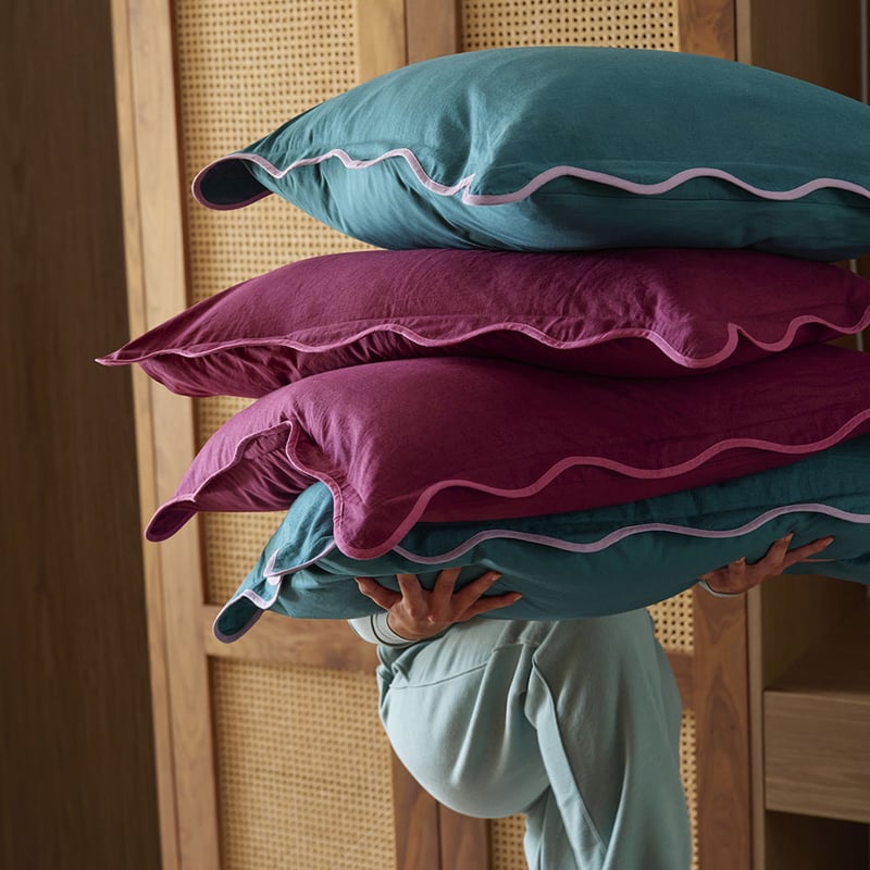 Scallop Berry Pillowcases