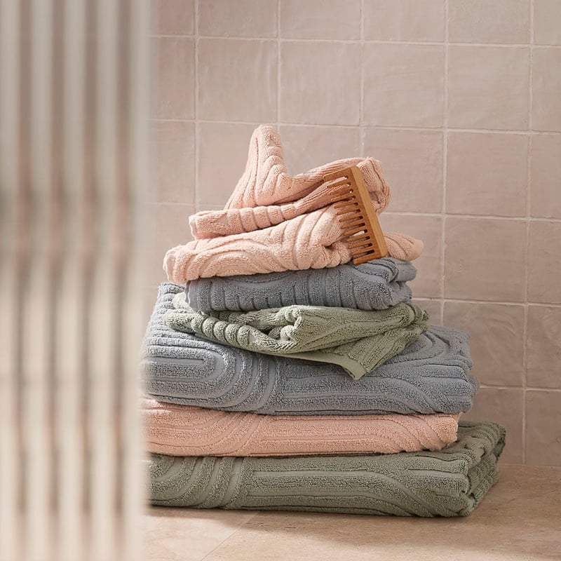 Archie Seafoam Marle Towel Range