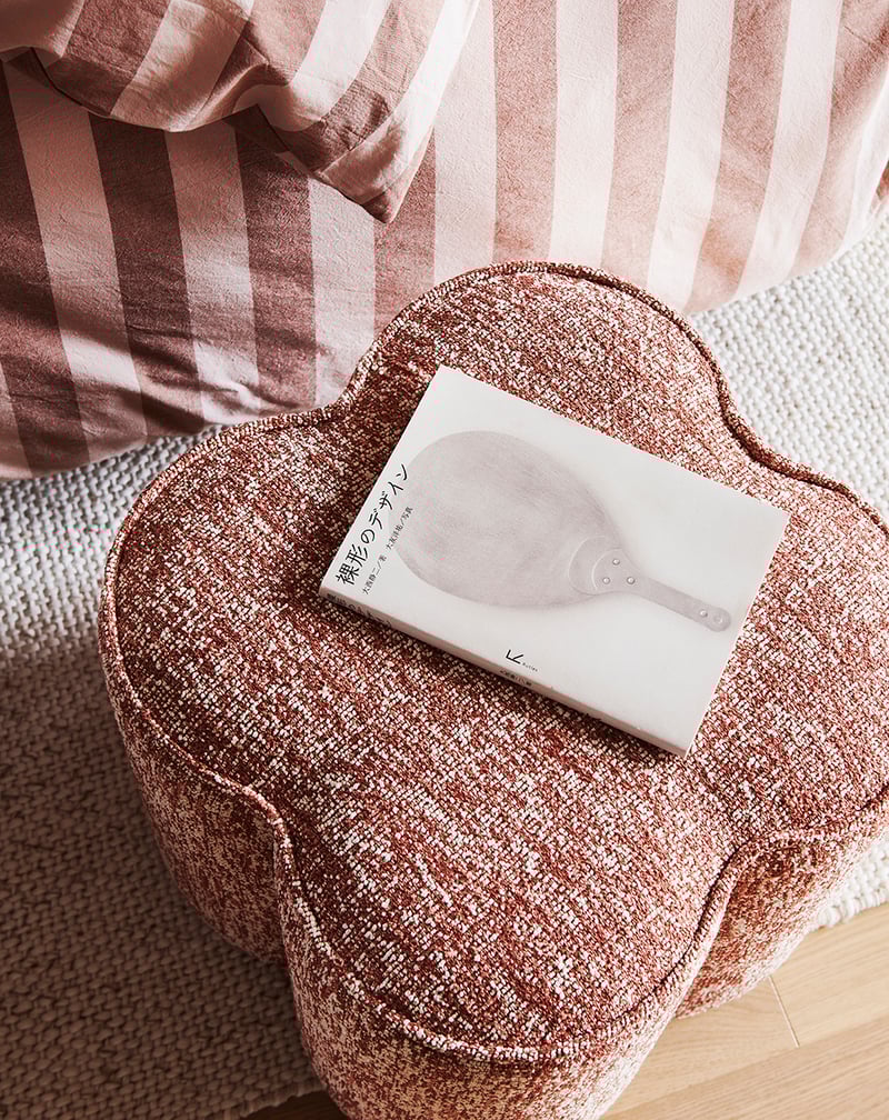 Clover Sienna Marle Ottoman