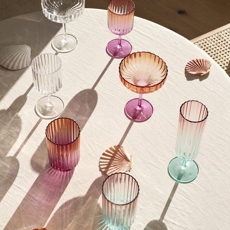 Positano Blue & Pink Tumbler