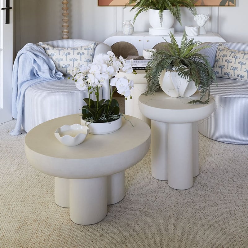 North Shore White Side Table