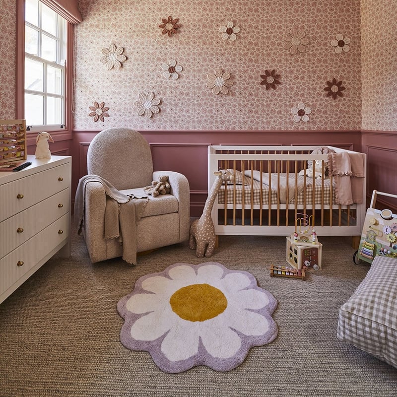 Carter White & Natural Cot