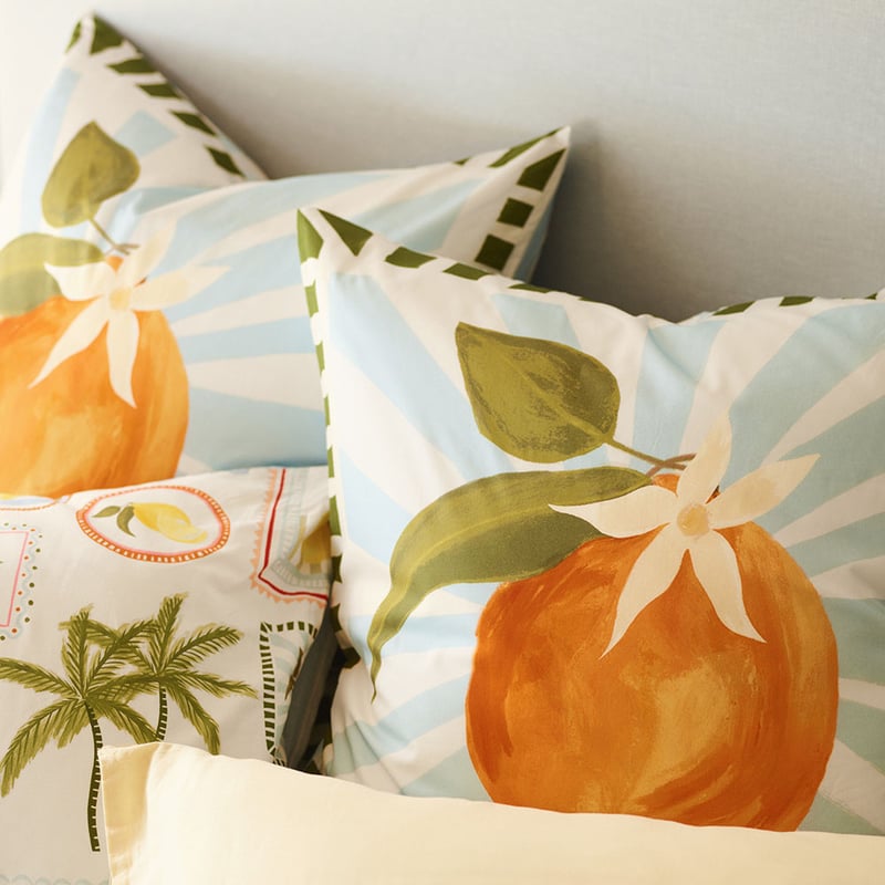 Positano Pale Blue Quilt Cover Set + Separates