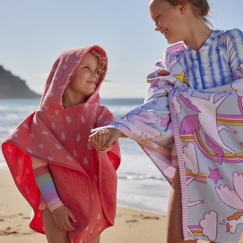 Unicorns & Rainbows Printed Beach Towel