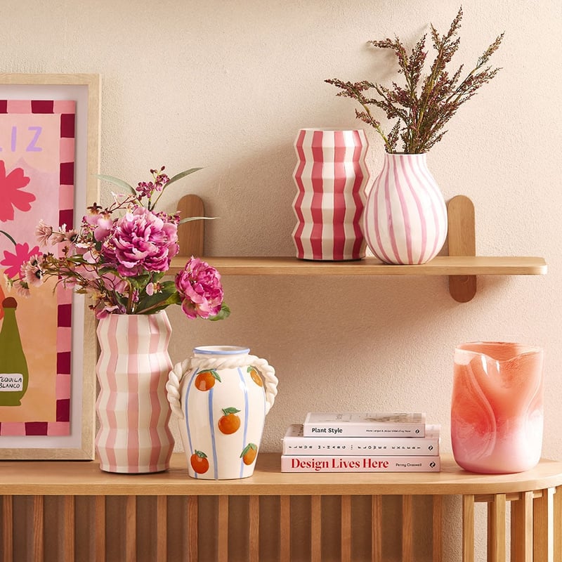 Bump Ombre Blush Vase