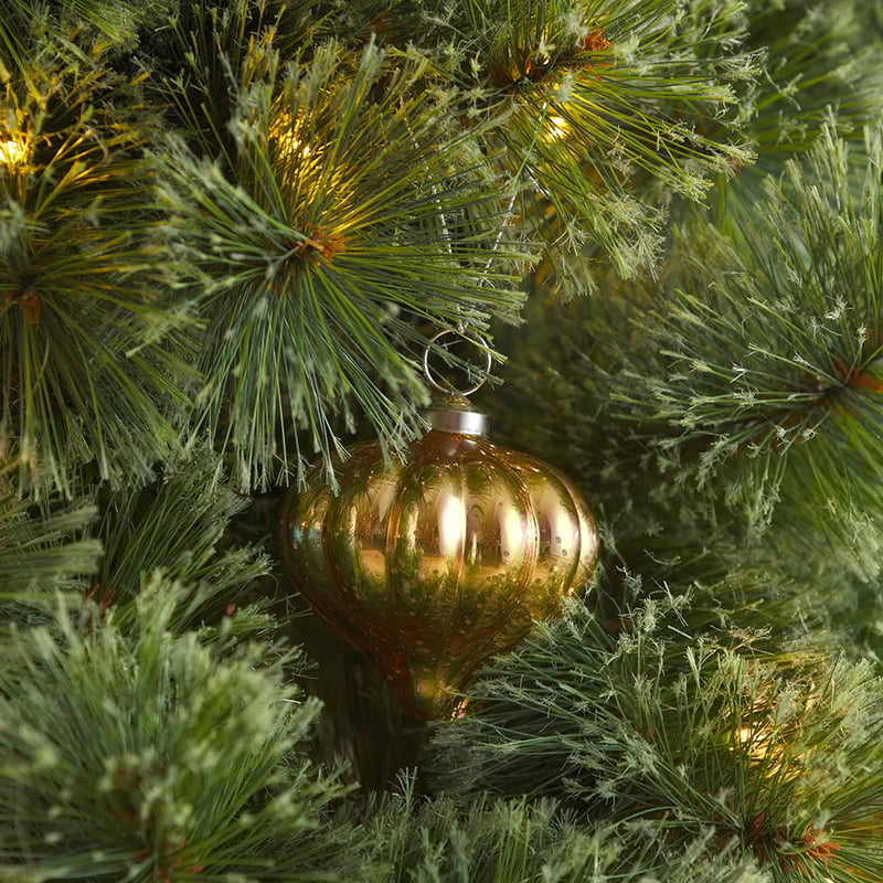 Heirloom Gold Onion Glass Ornament