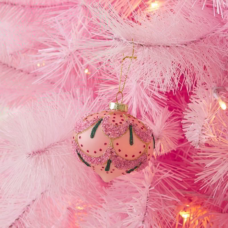 Fiesta Pinks Beaded Bauble
