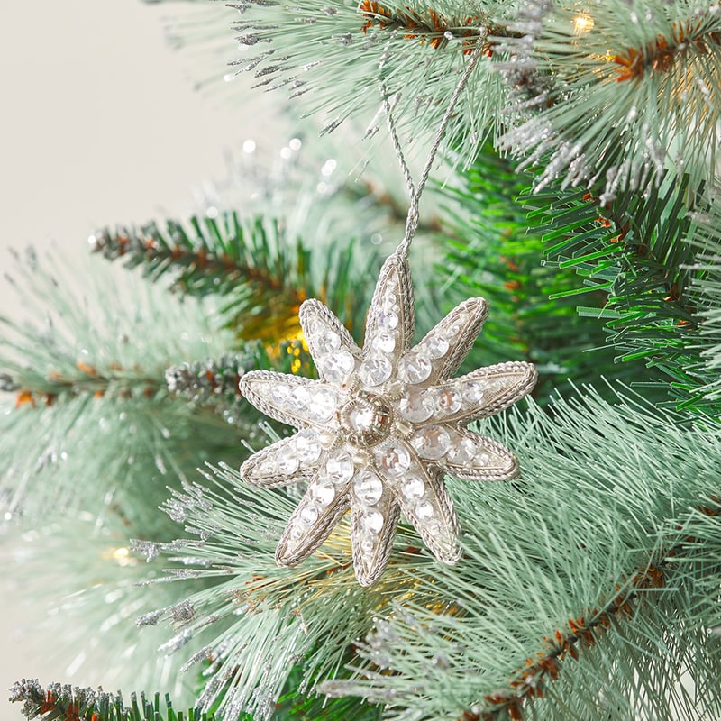 Embroidered Starfish Ornament
