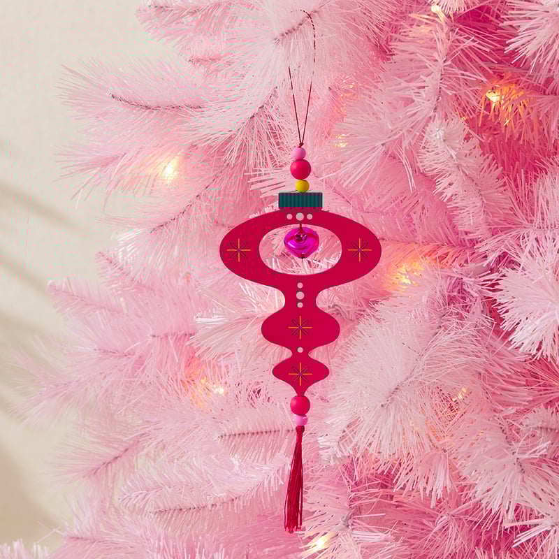 Nostalgic Pinks Hanging Ornament