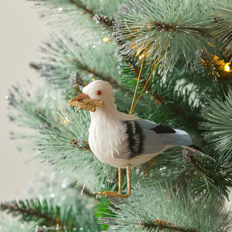 Feather Seagull Bird Decoration
