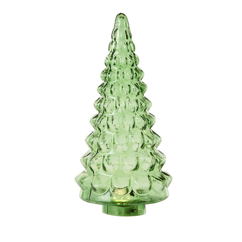 Green Coastal Glass Decorative Christmas Tree