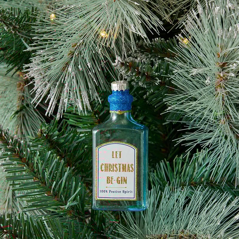 Antique Gin Glass Ornament