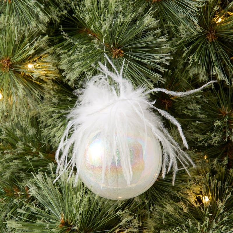 Fluffy Top Pearl Bauble