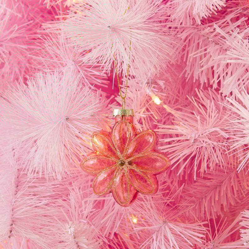 Pink Glass Flower