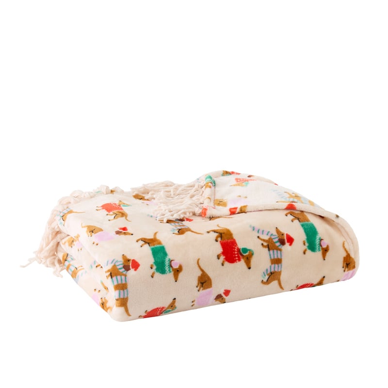 Supersoft Natural Santa Paws Blanket