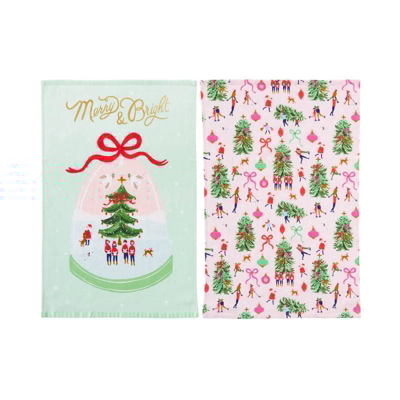 Christmas Bell Tea Towel Pack of 2