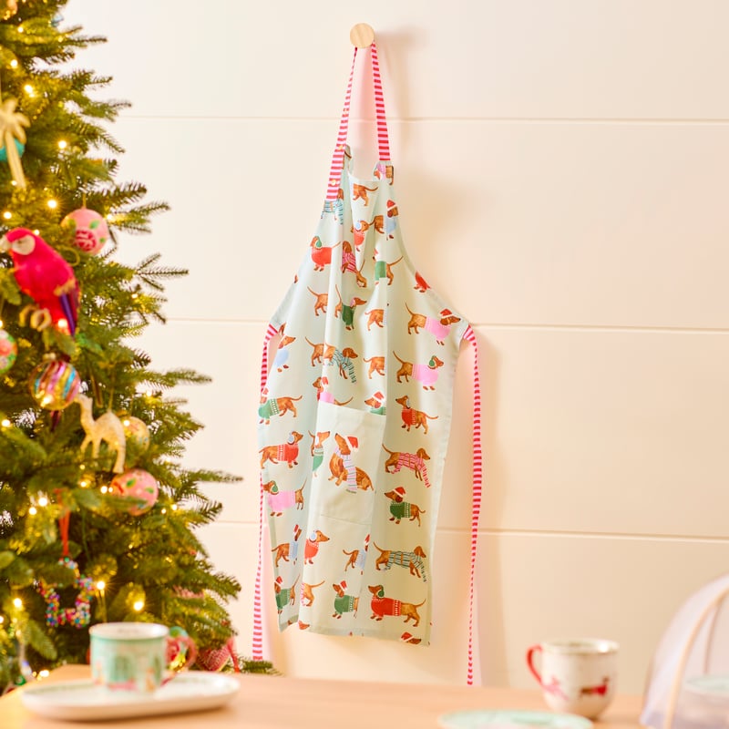 Christmas Dachshund Apron
