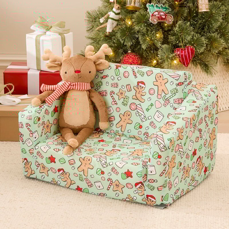 Gingerbread Candy Land Flip Out Sofa