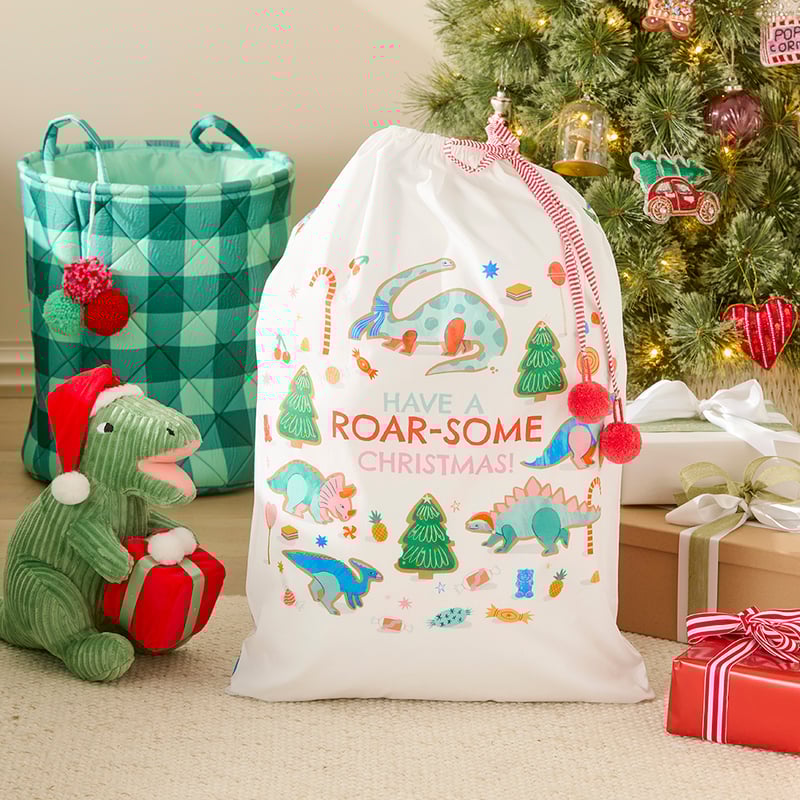 Roar-Some Christmas Santa Sack