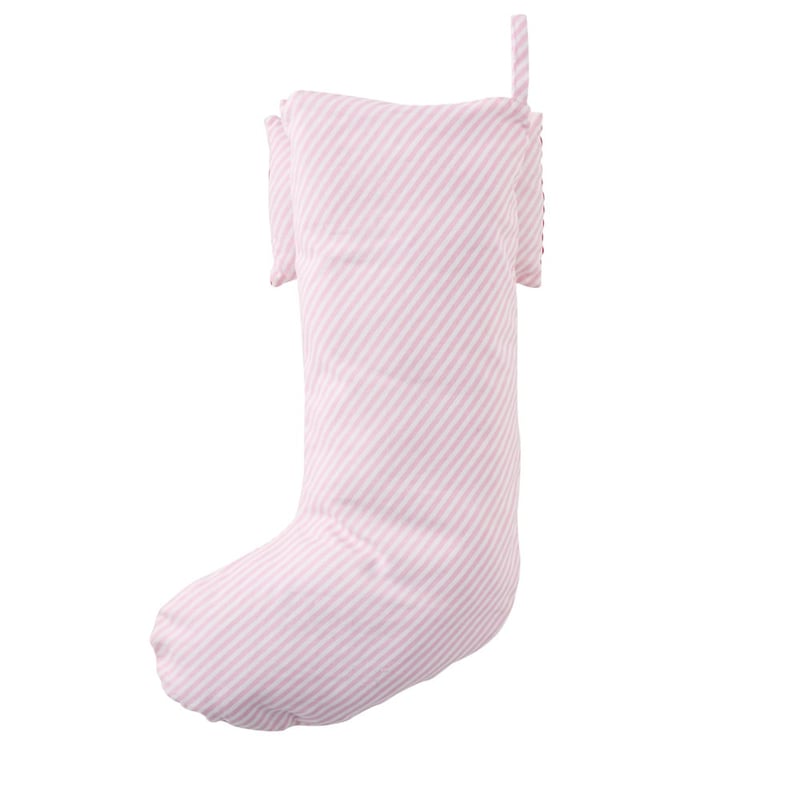 Beautiful Bow Pink Christmas Stocking
