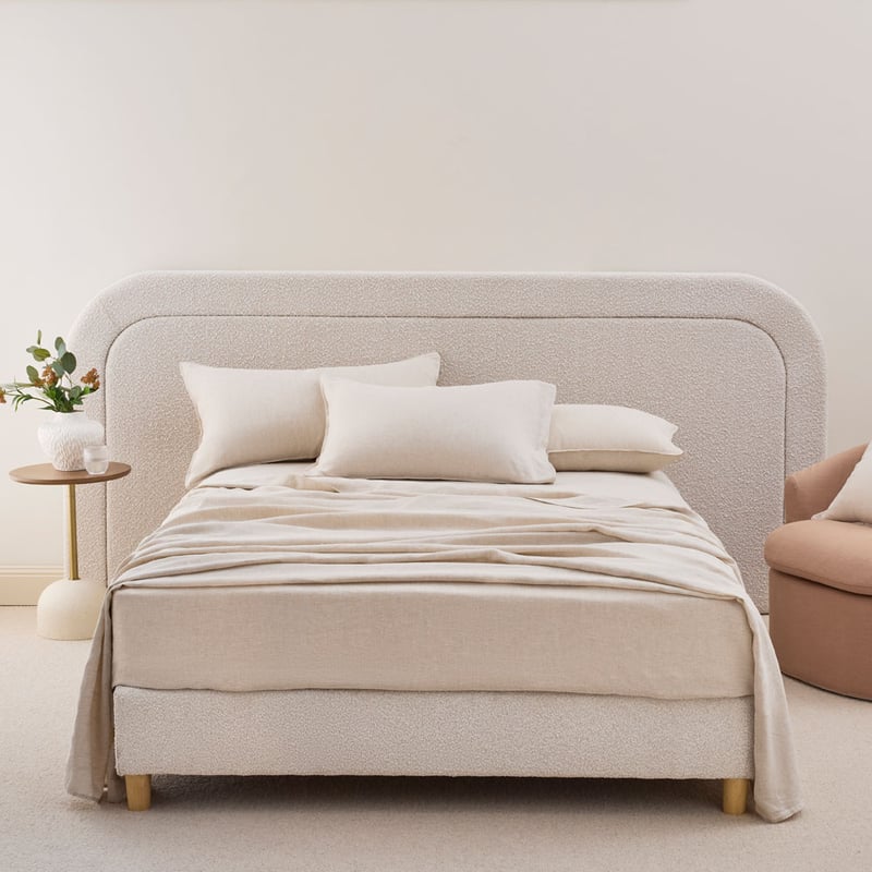 Memphis Cream Boucle Wide Bedhead