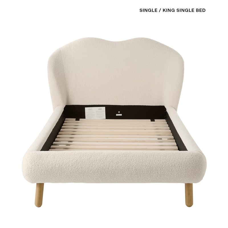 Juliette Vanilla Teddy Full Bed - Single & King Single