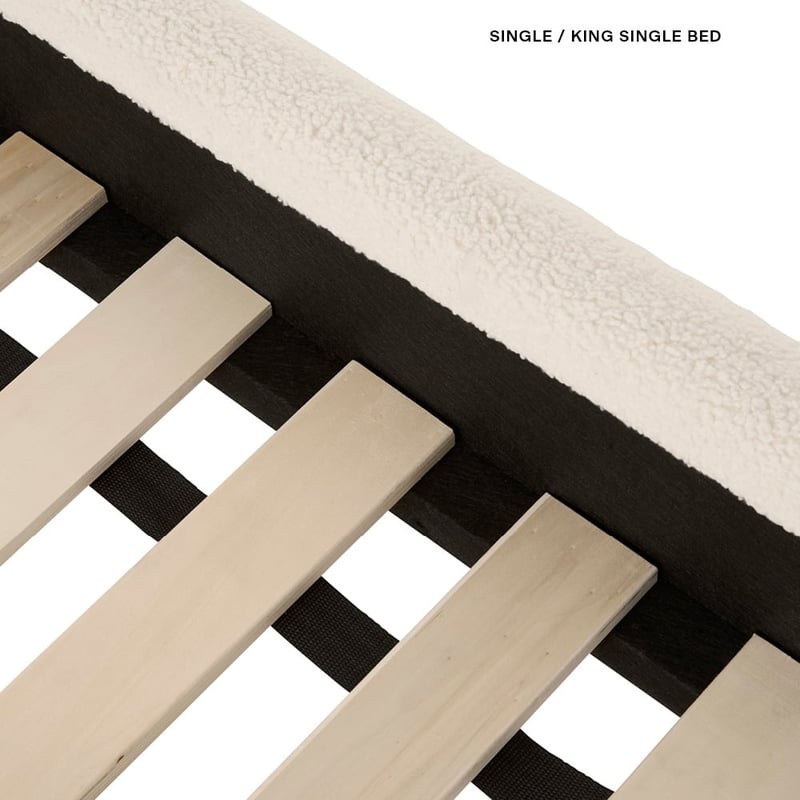 Juliette Vanilla Teddy Full Bed - Single & King Single