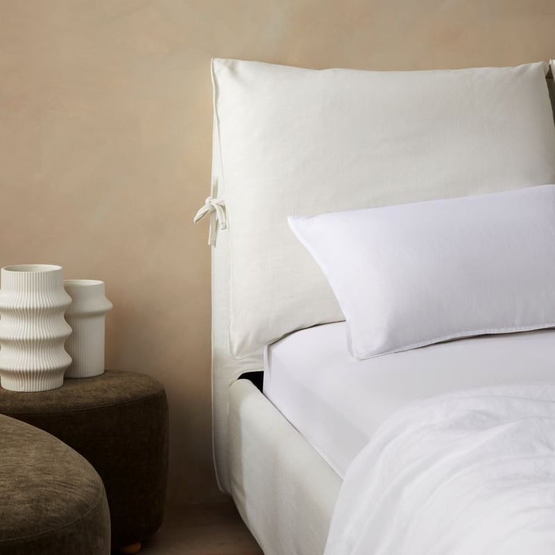 Lennox White Full Bed