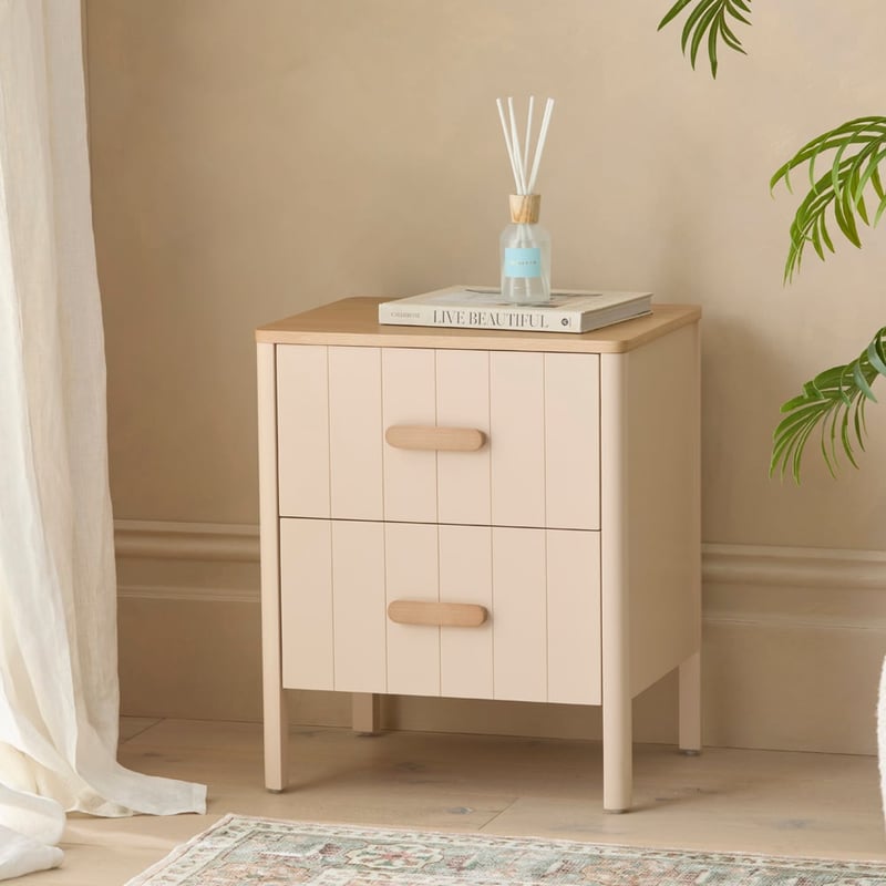 Harley Almond Bedside Table