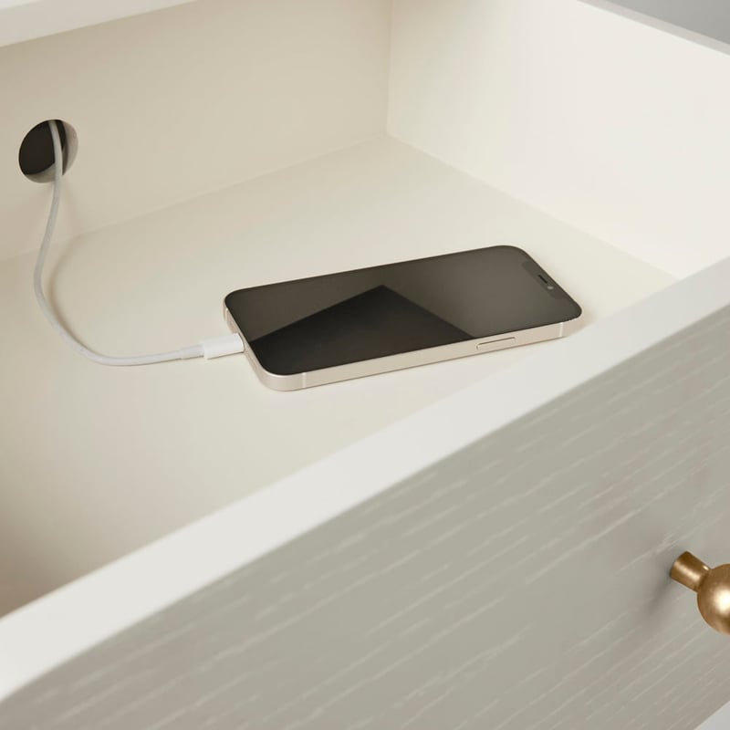 Berkley Ivory Bedside Table